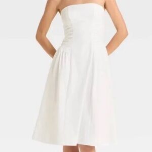 Wild Fable Strapless White Dress